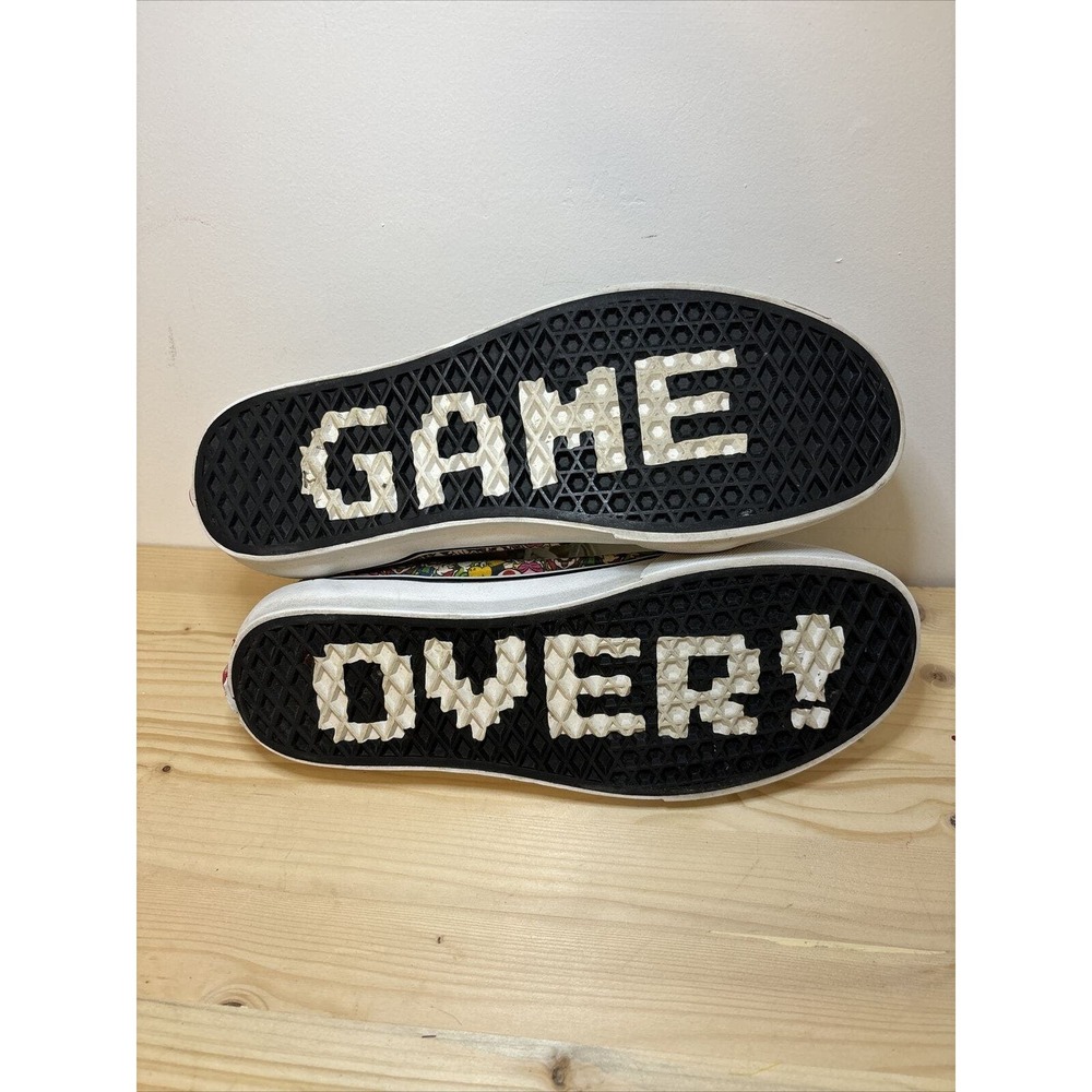 Vans‎ Nintendo Super Mario Game Over Sk8 Hi Top Shoes Sneakers Mens 10.5 EUC H10 - Picture 7 of 8